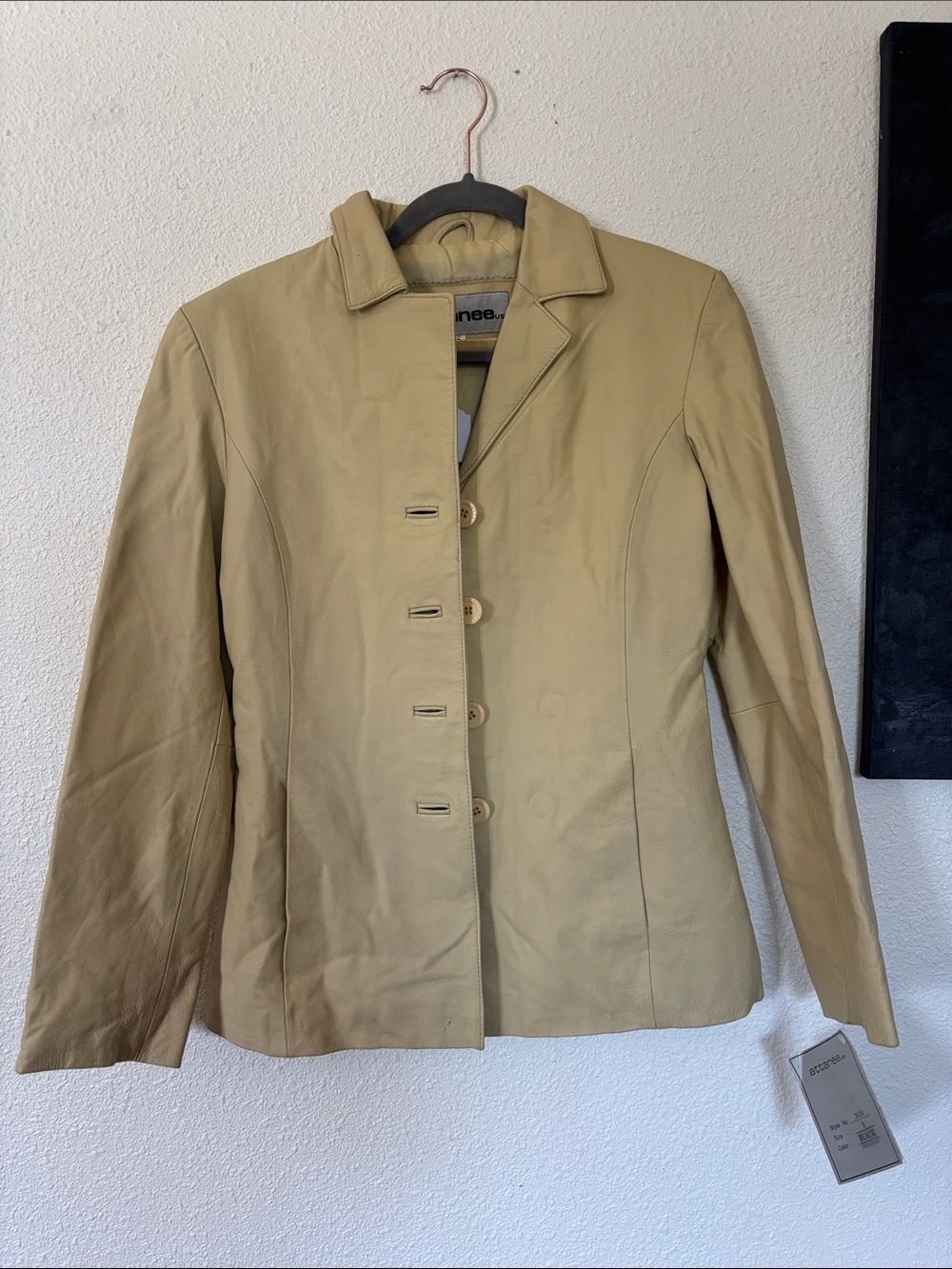 Y2K structured‎ LEATHER Jacket